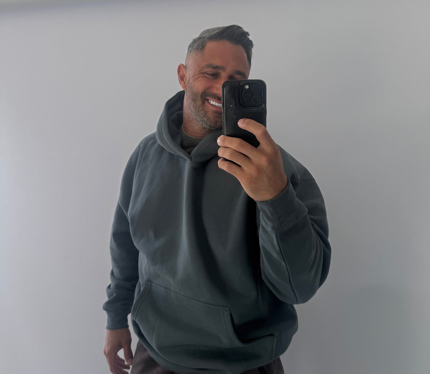 Premium Cotton Blend Solid Hoodie Sweater